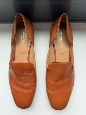 Michael Kors Collection-  Leather Slip-On Loafers